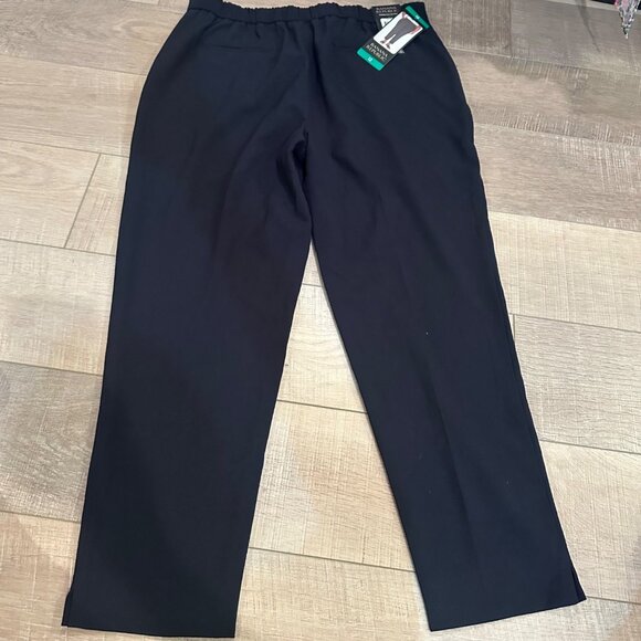 BANANA REPUBLIC WOMENS BLACK SIZE 12 TAPERED PULL ON PANTS NEW - Picture 11 of 11